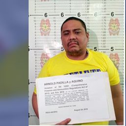 Makati businessman in viral video nabbed for illegal firearms possession