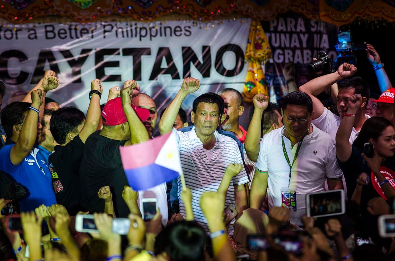 Duterte sustains lead in ABS-CBN poll