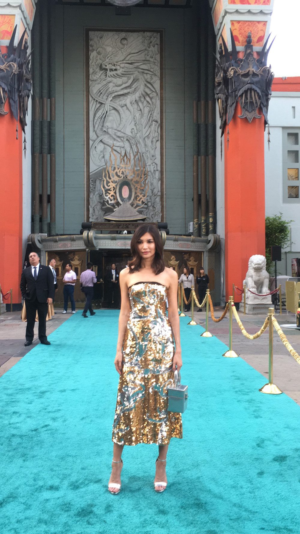 GEMMA CHAN. The actress plays Astrid Leong, Nick Young's cousin who deals with a troubled marriage. 