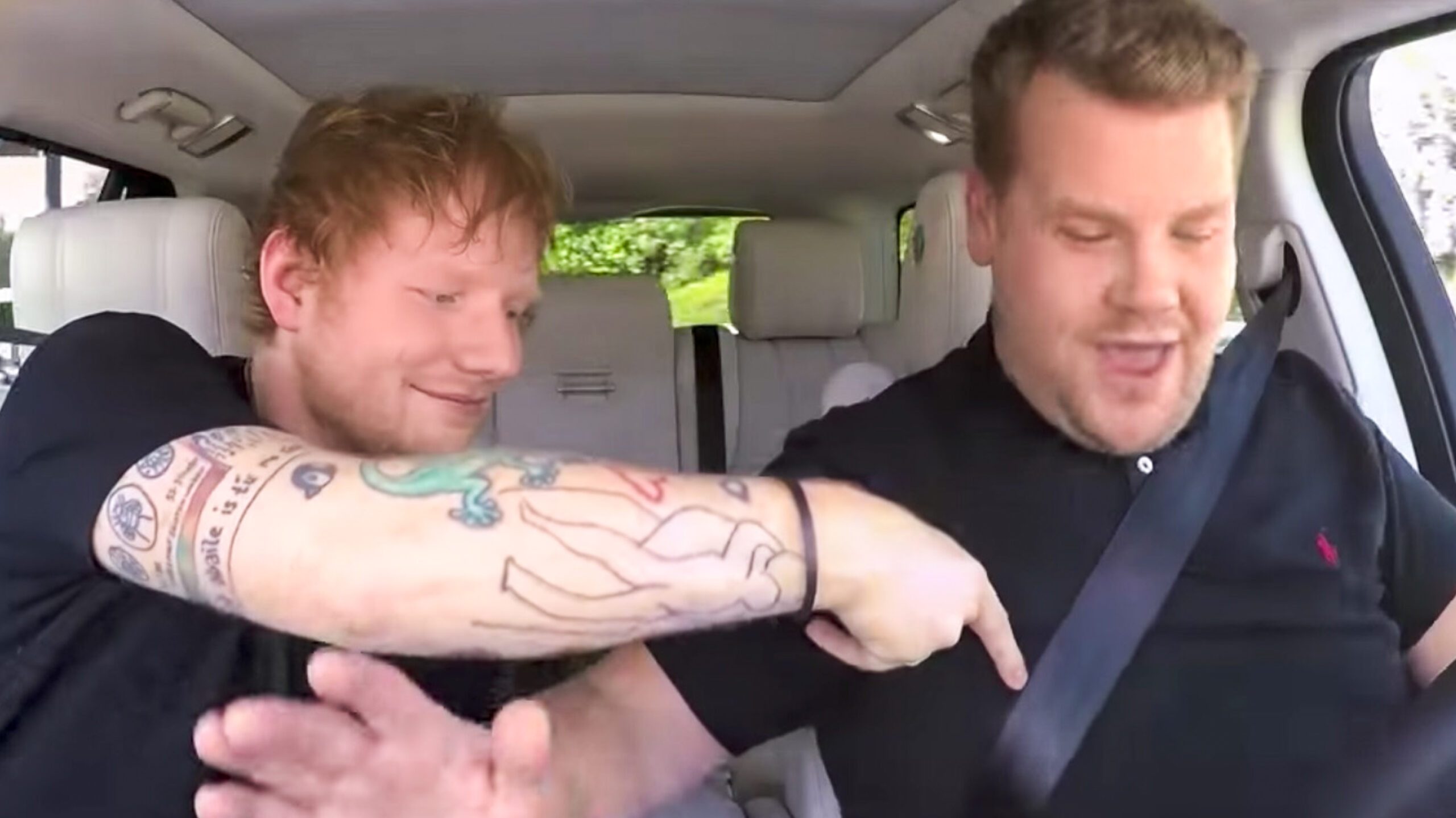 WATCH: Ed Sheeran joins James Corden in ‘Carpool Karaoke’