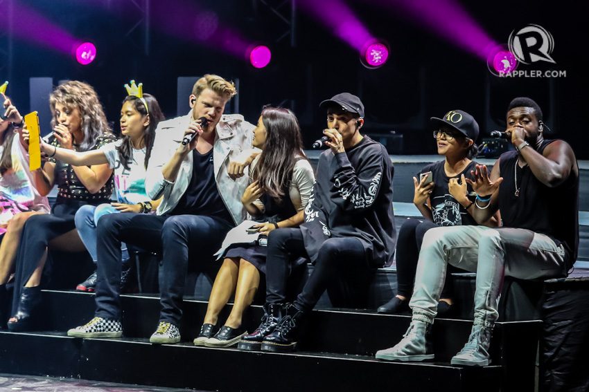 WATCH: Pentatonix sings with Filipino fans onstage at Manila concert