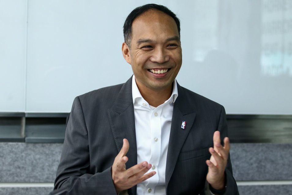 KEY PLATFORM. NBA Philippines managing director Carlo Singson says the shift to social media is part of the league’s 'evolution.' Photo from NBA Philippines 