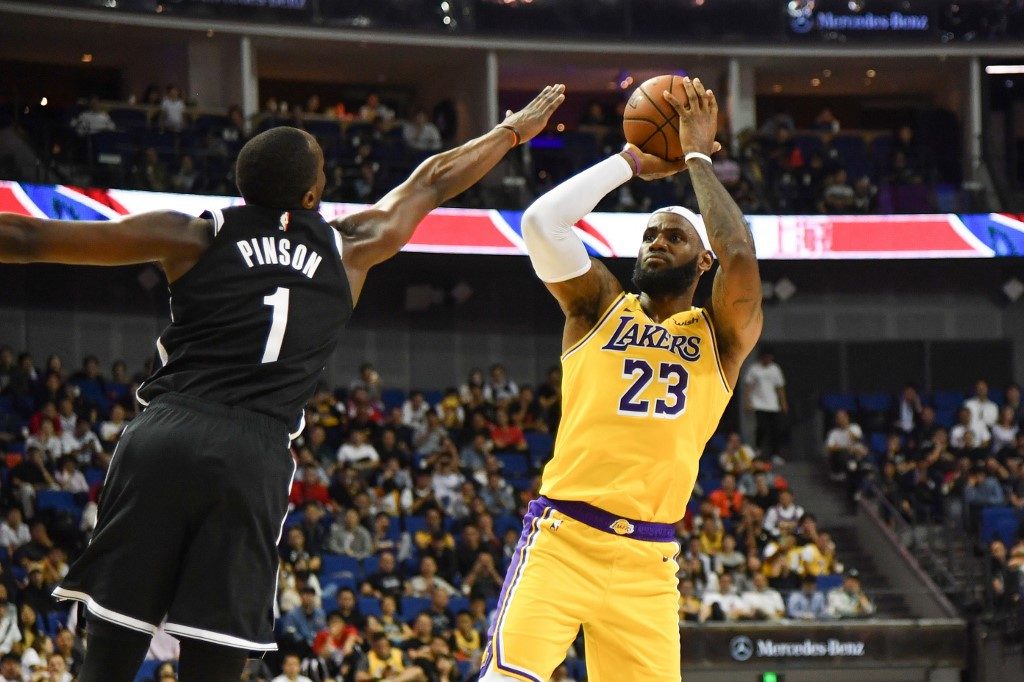 Hail King James: NBA reigns for a night in China game
