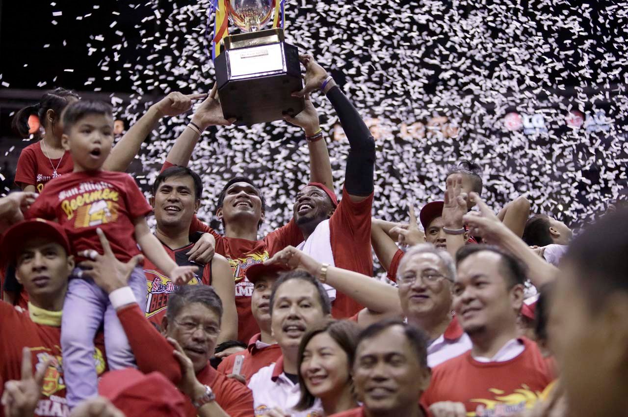 IN PHOTOS: San Miguel wins 5th championship in 8 conferences