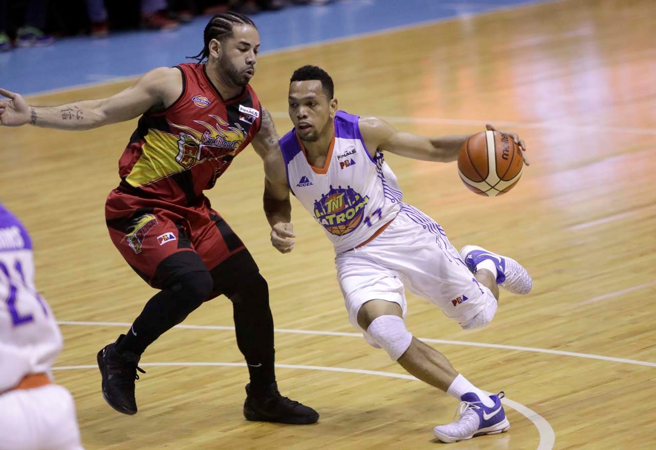 QUIET JAYSON. Jayson Castro was neutralized in Game 6 with just 13 points and two assists. Photo from PBA Images 