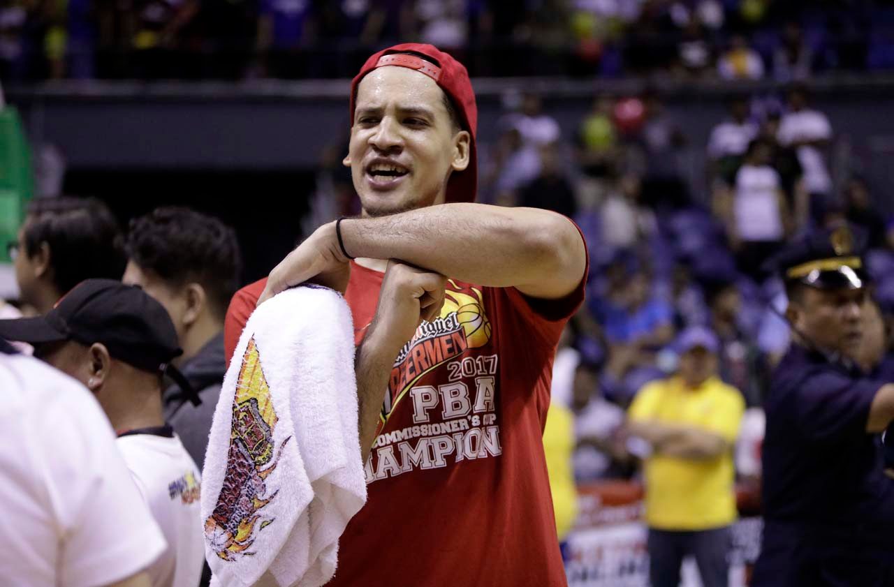 HOT HAND. Marcio Lassiter is the second leading scorer for San Miguel in Game 6 with his 24 points on 5 triples. Photo from PBA Images 