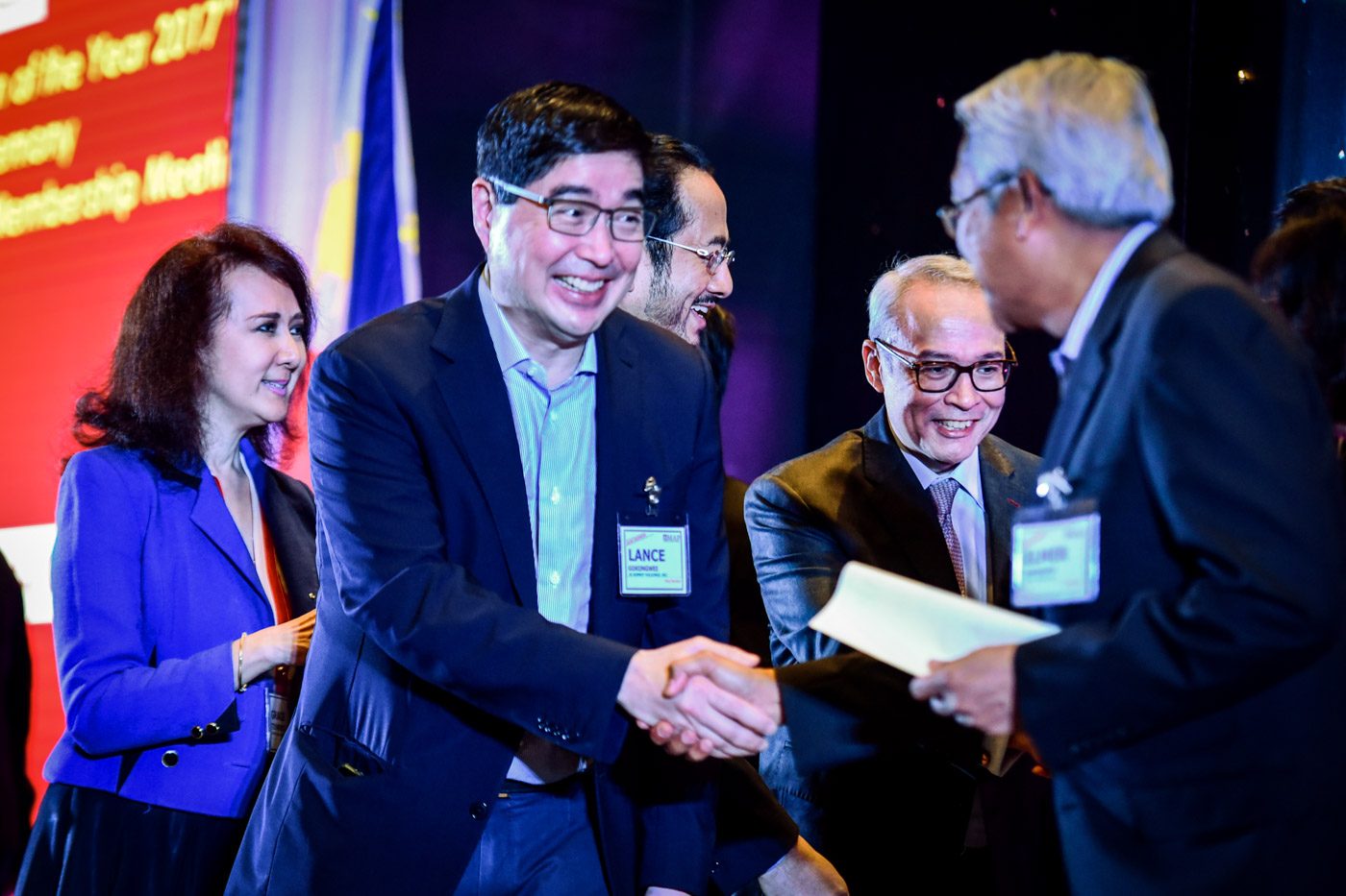 LANCE GOKONGWEI. John Gokongwei Jr's only son and heir apparent joins the ranks of MAP's managers at the event. Photo by Alecs Ongcal/Rappler 
