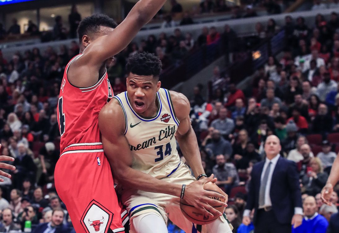 Antetokounmpo drops double-double in return from back injury