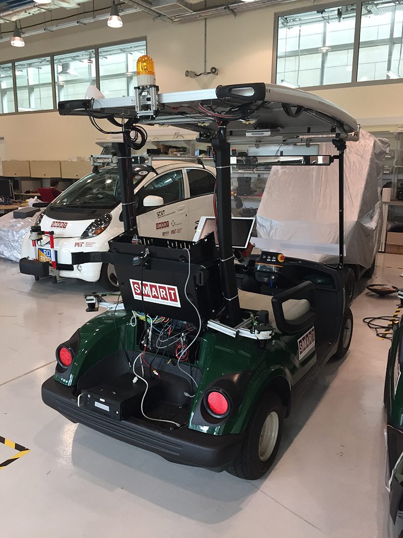Another prototype for a driverless vehicle at SMART. Photo by Shaira Panela 