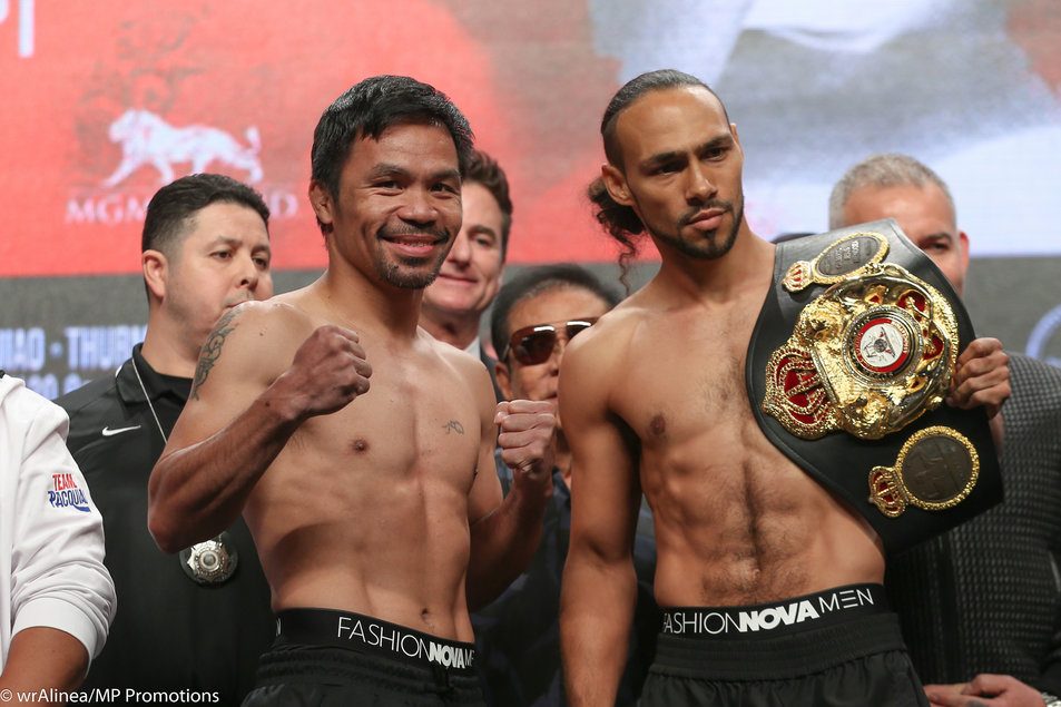 Pacquiao battles Thurman in Legend vs Undefeated