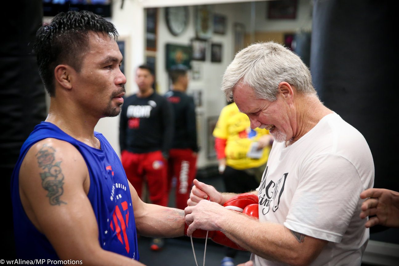Just days before his Thurman bout, Pacquiao takes a breather
