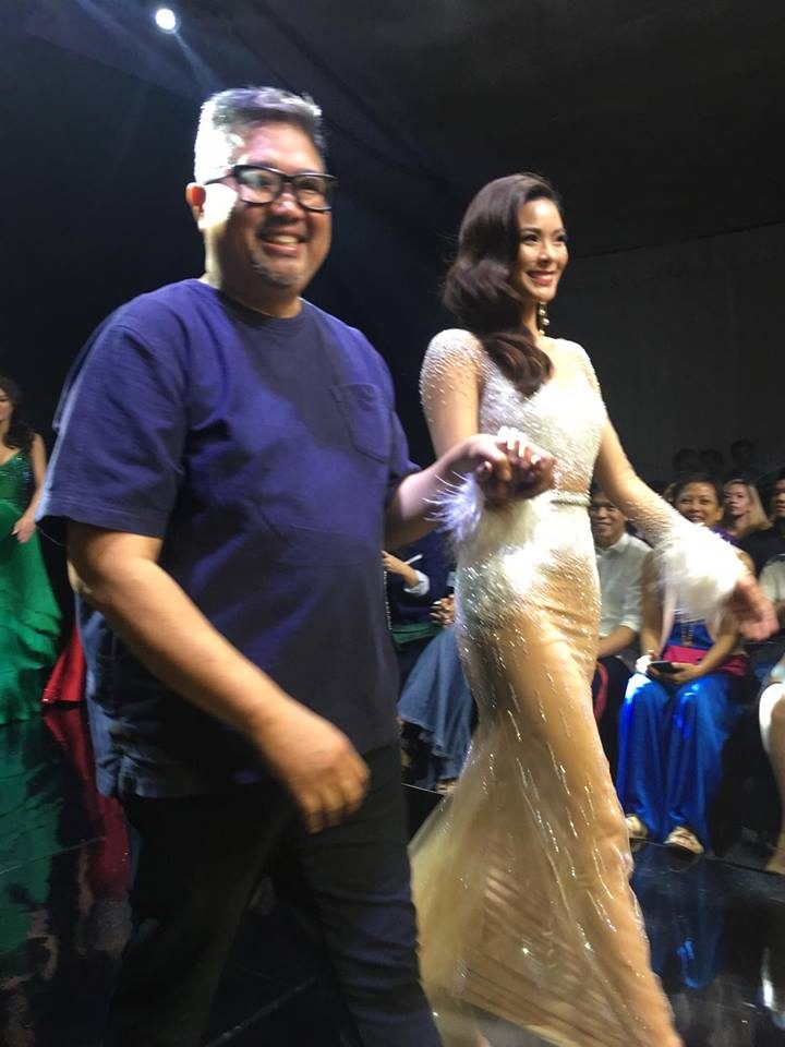 Rhett and Maxine during the Manila Fashion show. Photo by Voltaire Tayag 