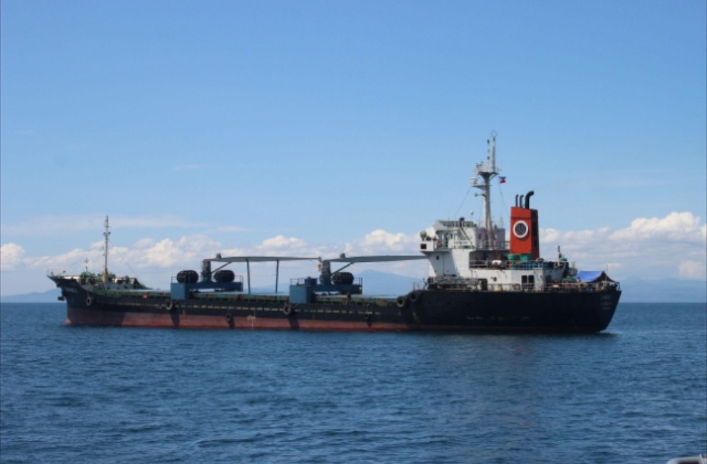 MV DIAMOND 8. The Mongolian-registered vessel is apprehended near Zamboanga Sibugay. Photo from Naval Forces Western Mindanao 