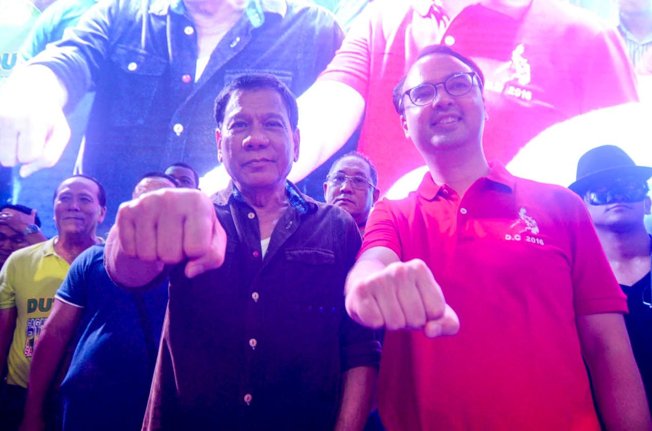 Duterte to PDP-Laban: Accept Alan Cayetano as my VP