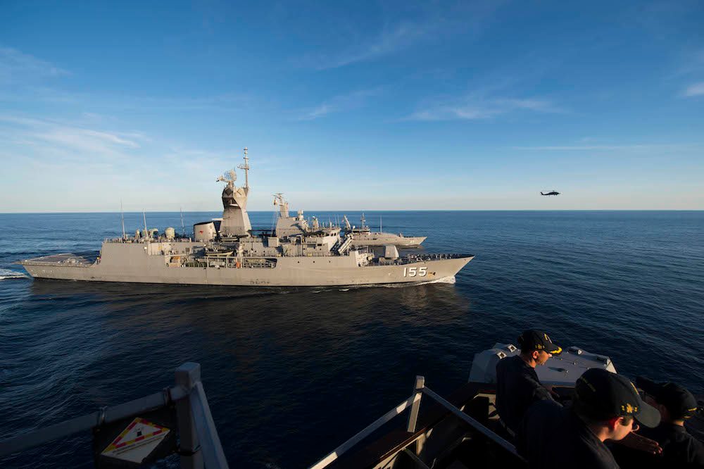 10 sailors missing after U.S. destroyer collision off Singapore