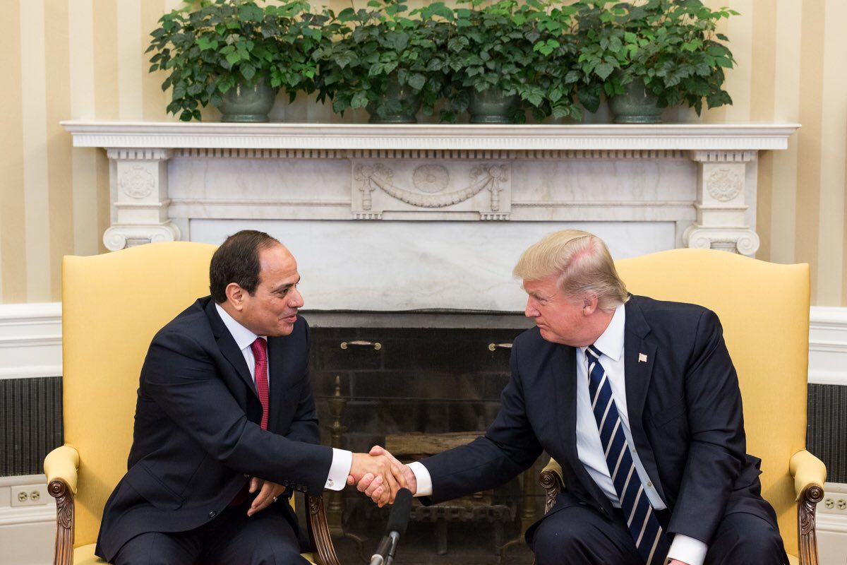 In landmark meeting, Trump hails Sisi’s ‘fantastic job’ in Egypt