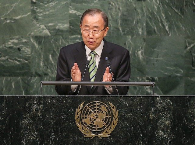 UN’s Ban says time to scale up action on climate change