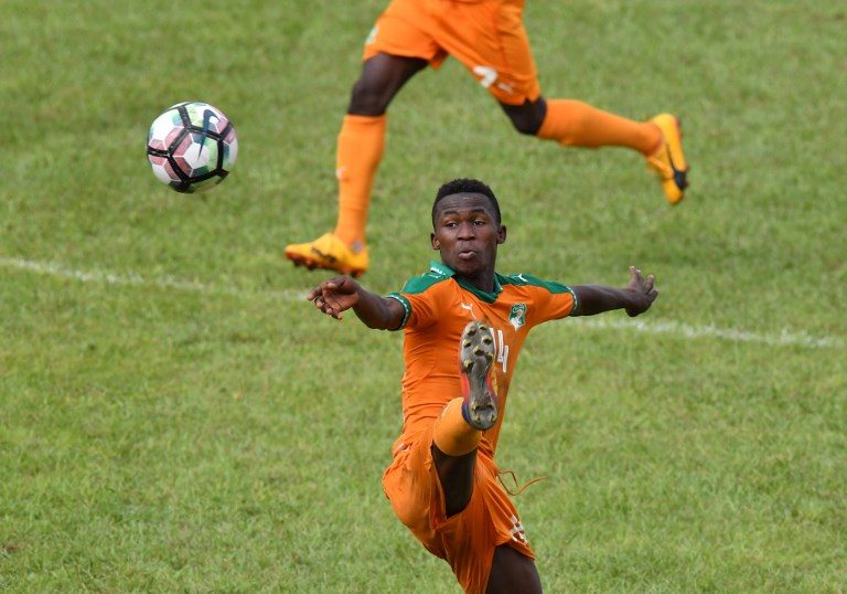 IN CONTROL. Ivory Coast's Edgard Dakoi controls the ball during the 8th Francophonie Games final football match between Ivory Coast and Morocco on July 30, 2017 at the Felix Houphouet-Boigny stadium in Abidjan. Photo by Issouf Sanogo/AFP  
