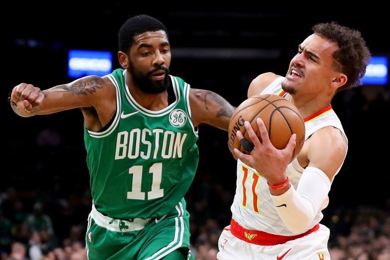 Kyrie Irving flirts with triple-double as Celtics stop Hawks