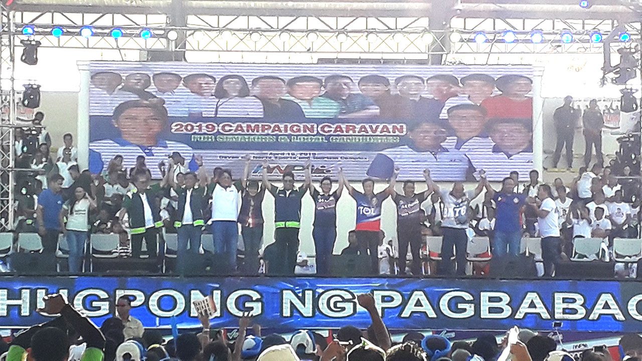 Del Rosario, Floirendo blast Alvarez in Davao del Norte HNP rally