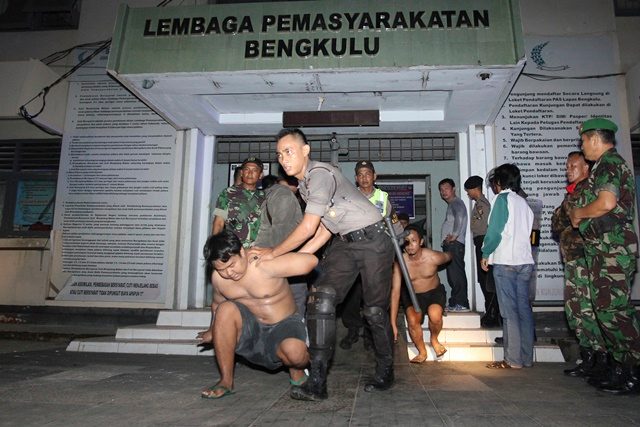 Polisi tetapkan 17 tersangka dalam kerusuhan Rutan Bengkulu
