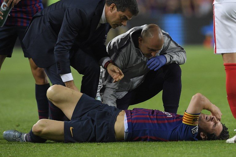 Messi to miss 3 weeks after fracturing right arm