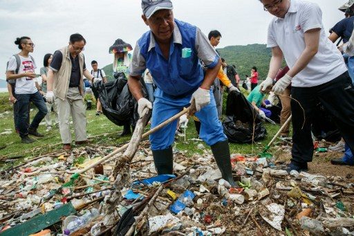 Hong Kong takes aim at China for trash on beaches