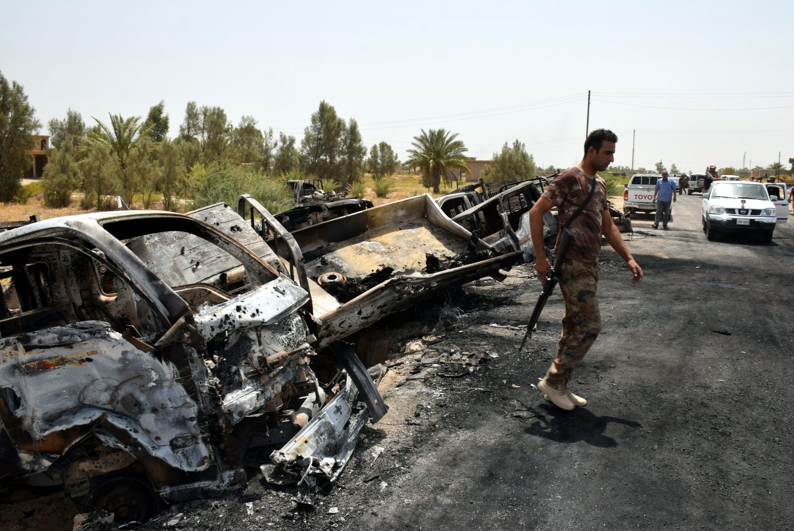 Air strikes decimate ISIS forces fleeing Iraq’s Fallujah