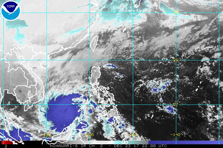 Vinta strengthens into typhoon as it begins to move away from PH