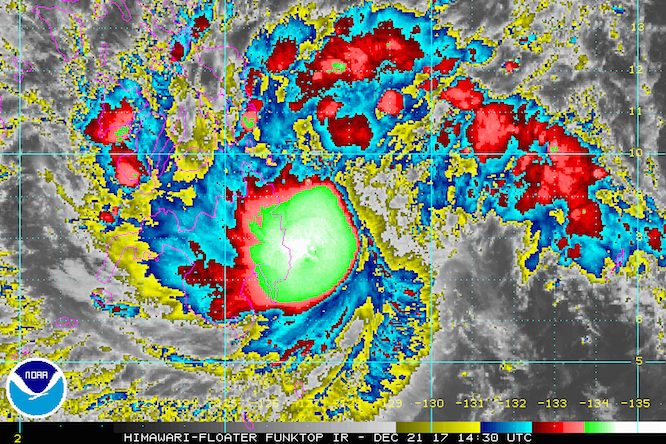 Vinta intensifies into severe tropical storm before landfall