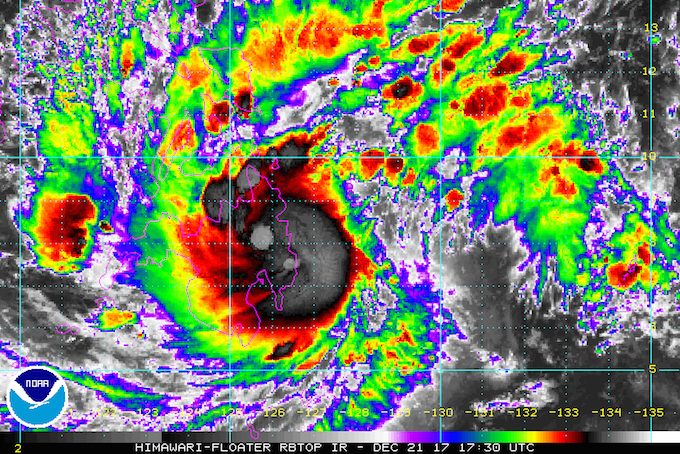 Severe Tropical Storm Vinta hits Davao Oriental