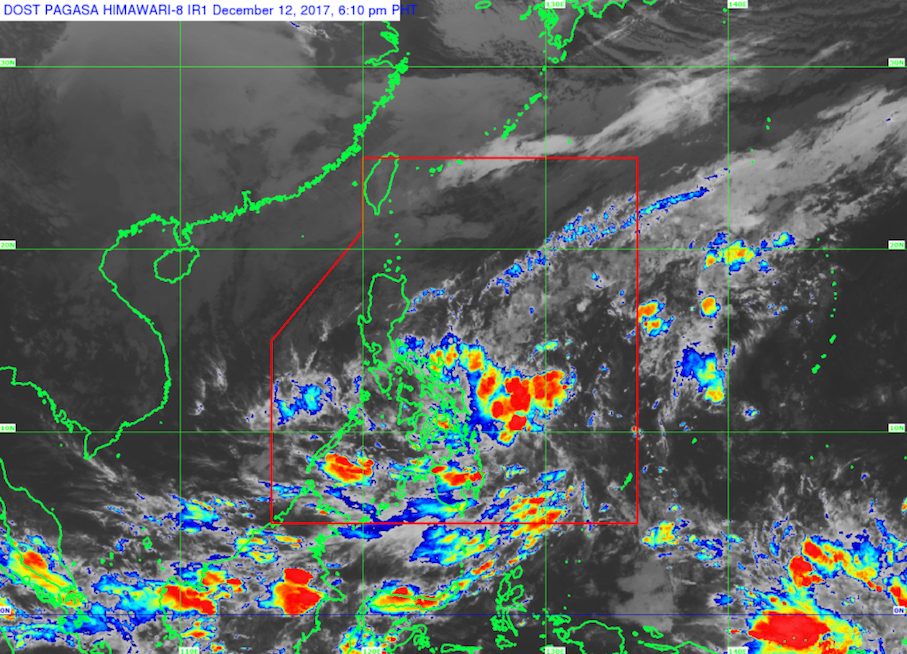 Low pressure area now Tropical Depression Urduja