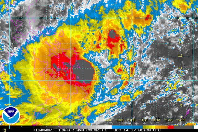 Urduja intensifies into tropical storm