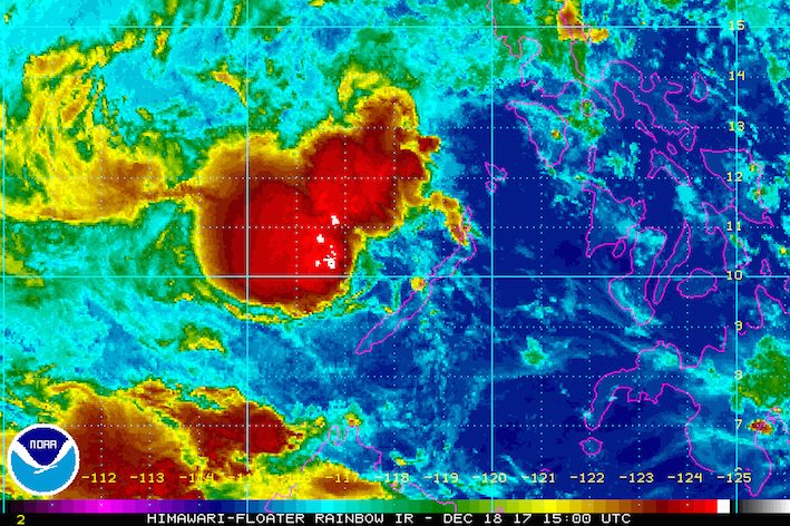 Rain in Palawan to ease as Tropical Depression Urduja moves away