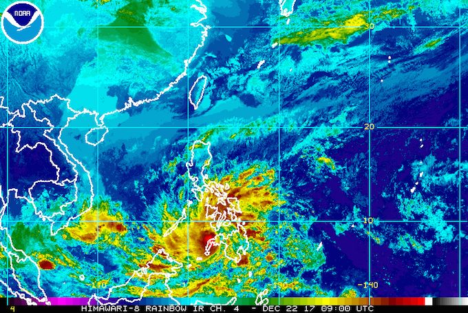 Vinta weakens into tropical depression over Zamboanga