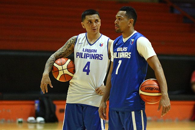 MENTORS. Terrence Romeo is learning from the best under the wings of Jimmy Alapag (left) and Jayson Castro. Photo by Josh Albelda/Rappler   