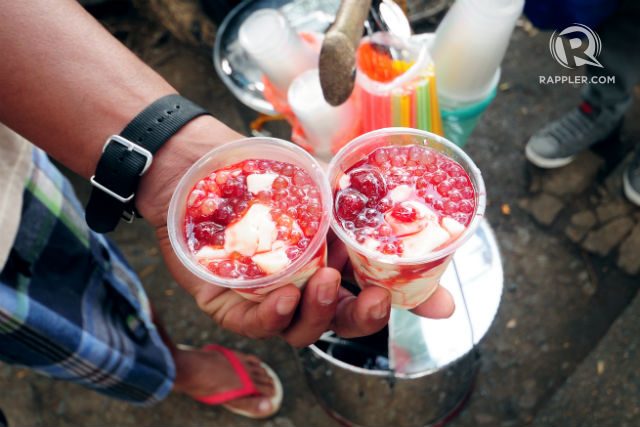 DON'T MISS IT. A trip to Baguio is not complete without the classic strawberry taho. Photo by Nikka Corsino 