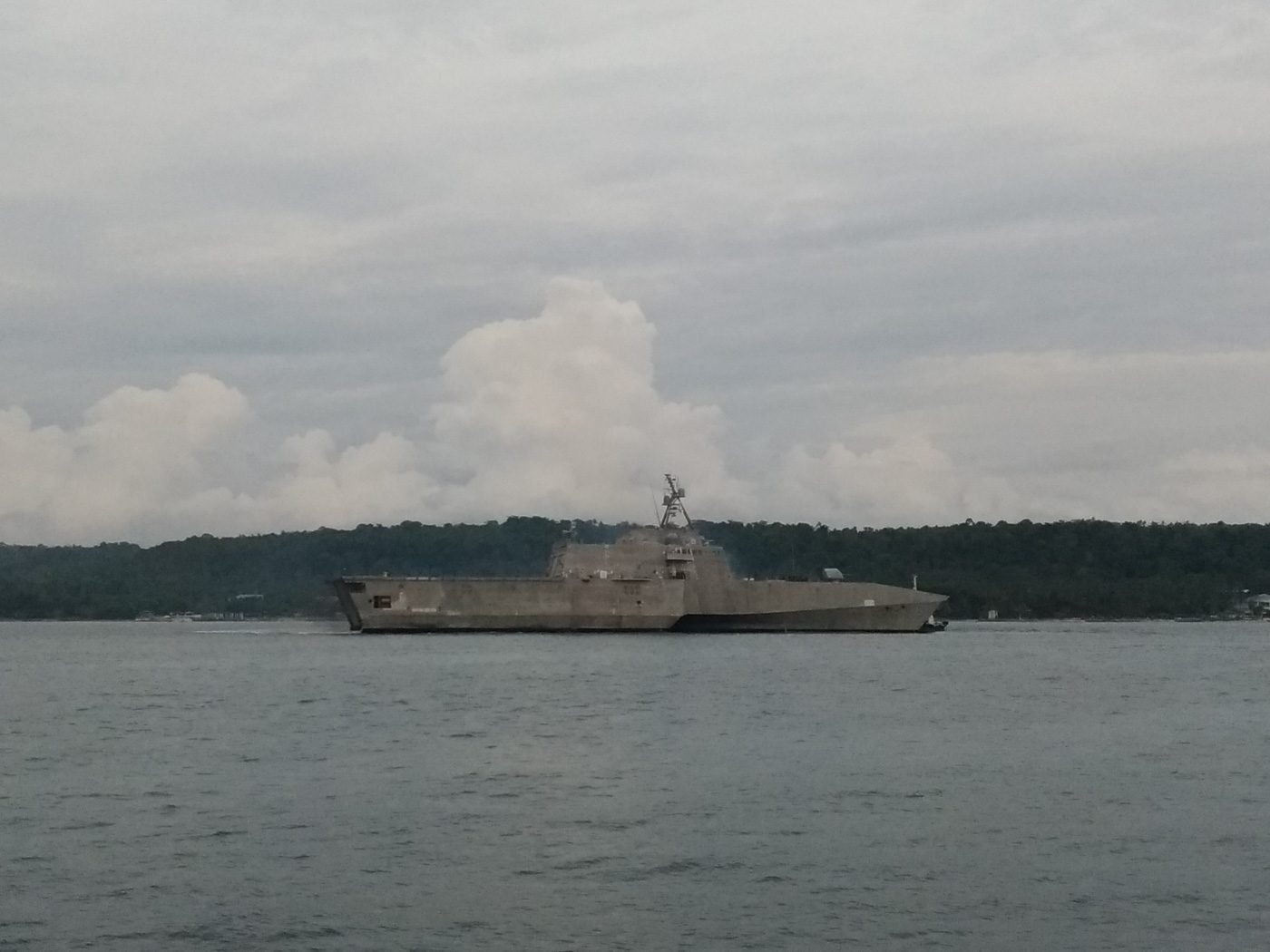 LOOK: U.S. Navy combat ship USS Montgomery makes Davao City port visit