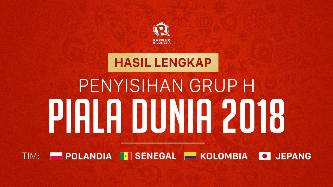 Piala Dunia 2018: Hasil lengkap penyisihan grup H