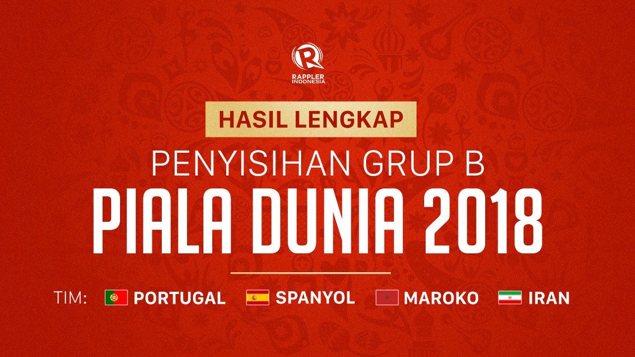 Piala Dunia 2018: Hasil lengkap penyisihan grup B