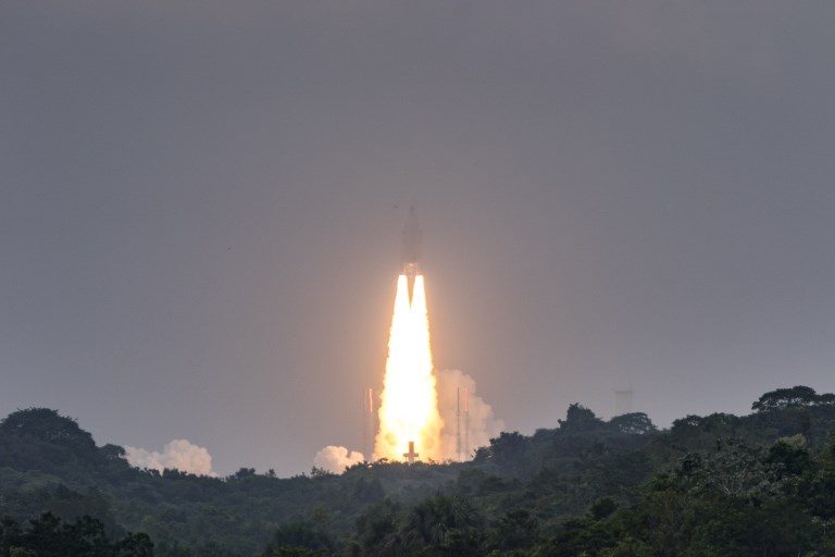 Ariane 5 rocket puts European GPS satellites into orbit