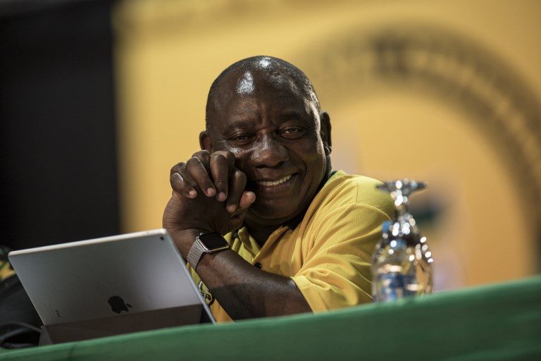 South Africa’s struggling ANC elects Ramaphosa as new head