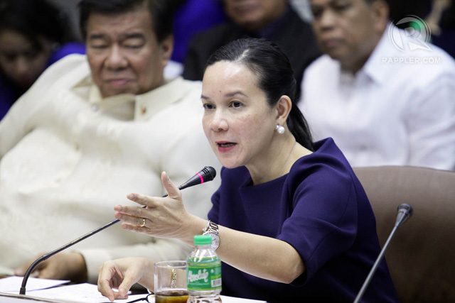 'LAST RESORT.' Senator Grace Poe says she will disclose information given in executive session that does not require confidentiality. Photo by Mark Cristino/Rappler 