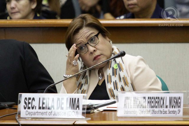 PNP BOI ‘wrong’ on Aquino’s role, says De Lima