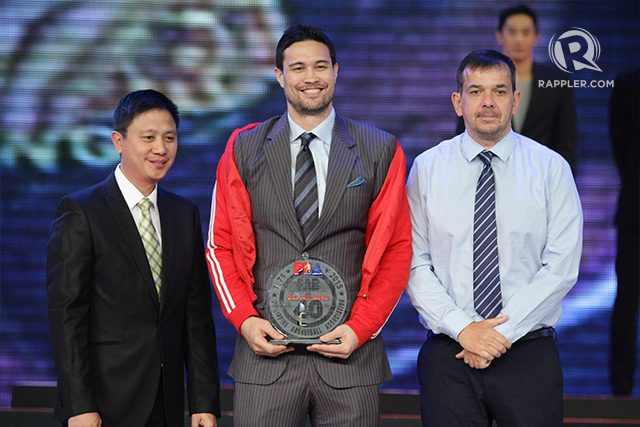 The first MVP of the Ginebra franchise Eric 'Major Pain' Menk is also one of the latest additions to the PBA Greatest Players list. Photo by Josh Albelda/Rappler 