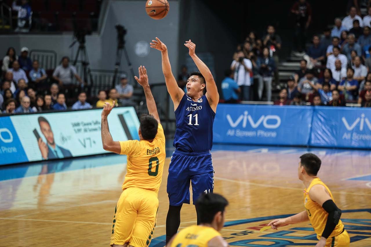 IN PHOTOS: Ateneo Blue Eagles and FEU Tamaraws play their hearts out in OT thriller