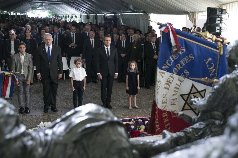 Macron, Netanyahu mark 75 years since Paris roundup of Jews