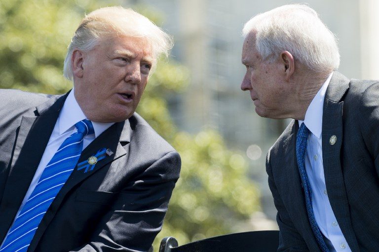 Trump says regrets hiring Sessions as attorney general