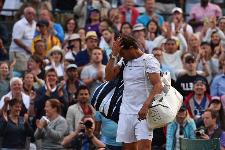 Tennis: Nadal in new Wimbledon misery as Murray, Federer coast