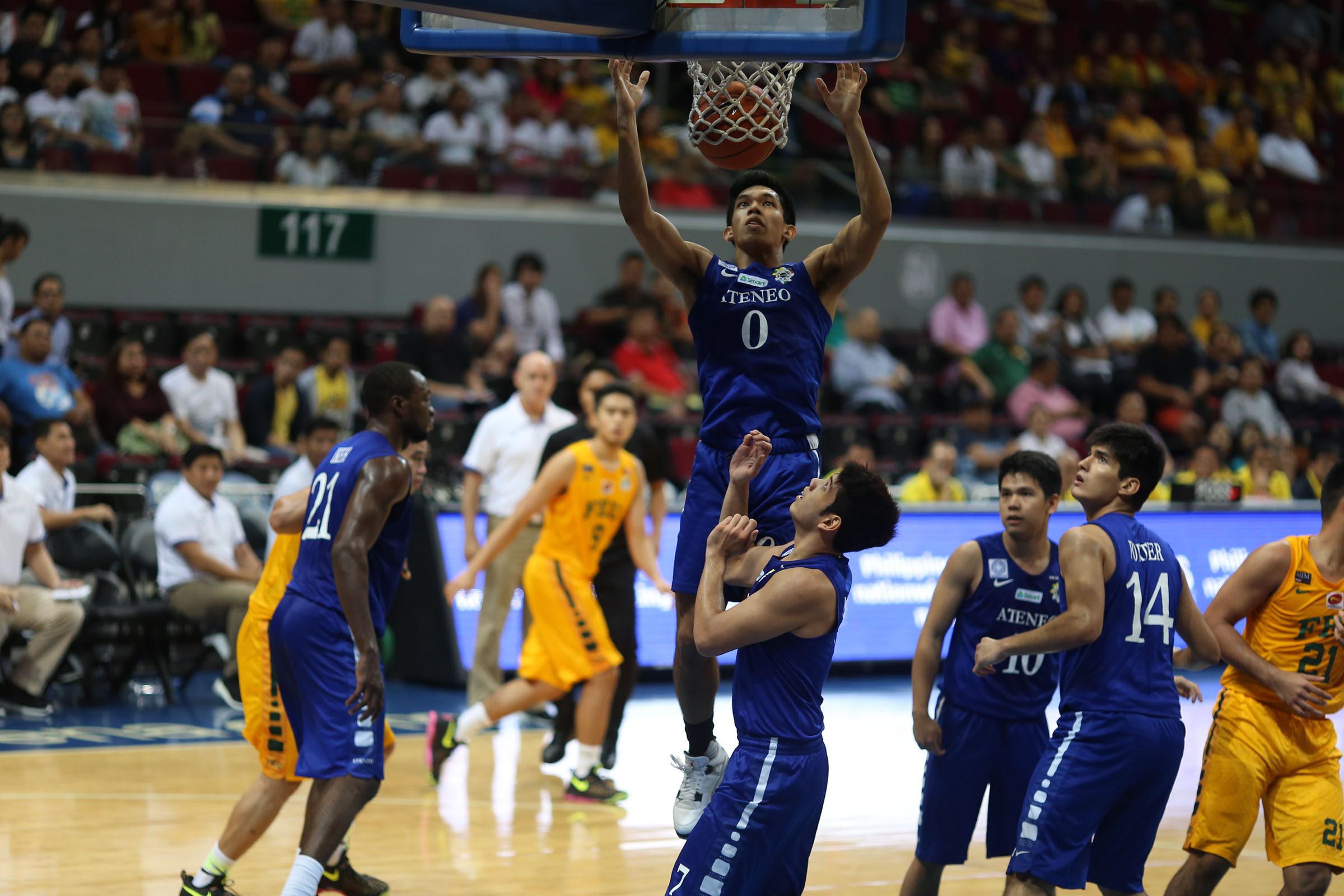 Young but promising Blue Eagles show winning character